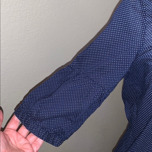 American eagle polka dot button up blouse - Picture 3 of 8